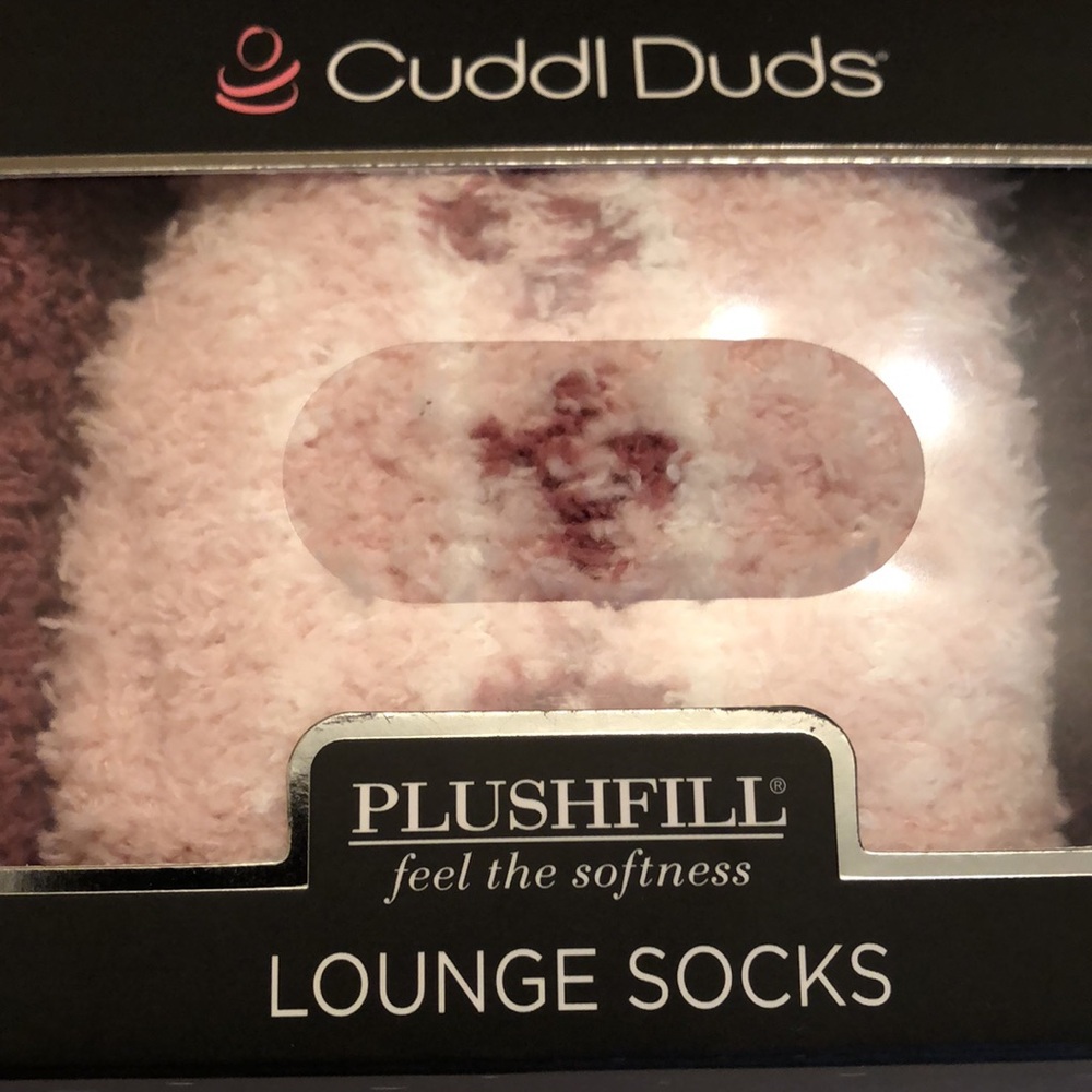 CUDDL DUDS 3 Plushfill Crew Lounge Socks - Picture 2 of 10